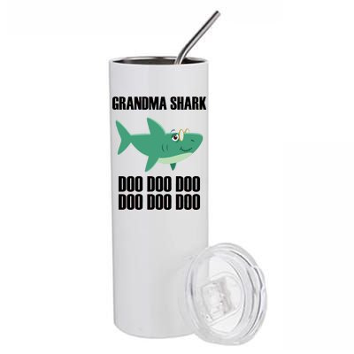 Grandma Shark Doo Stainless Steel Tumbler