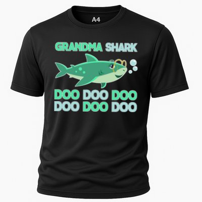 Grandma Shark Doo Doo Doo Performance Shirt