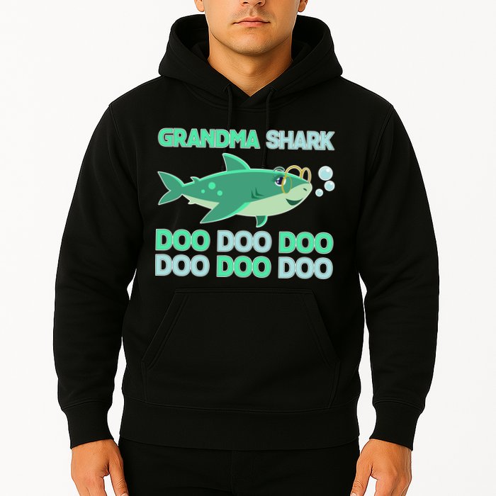 Grandma Shark Doo Doo Doo Hoodie