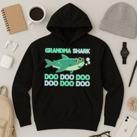 Grandma Shark Doo Doo Doo Hoodie