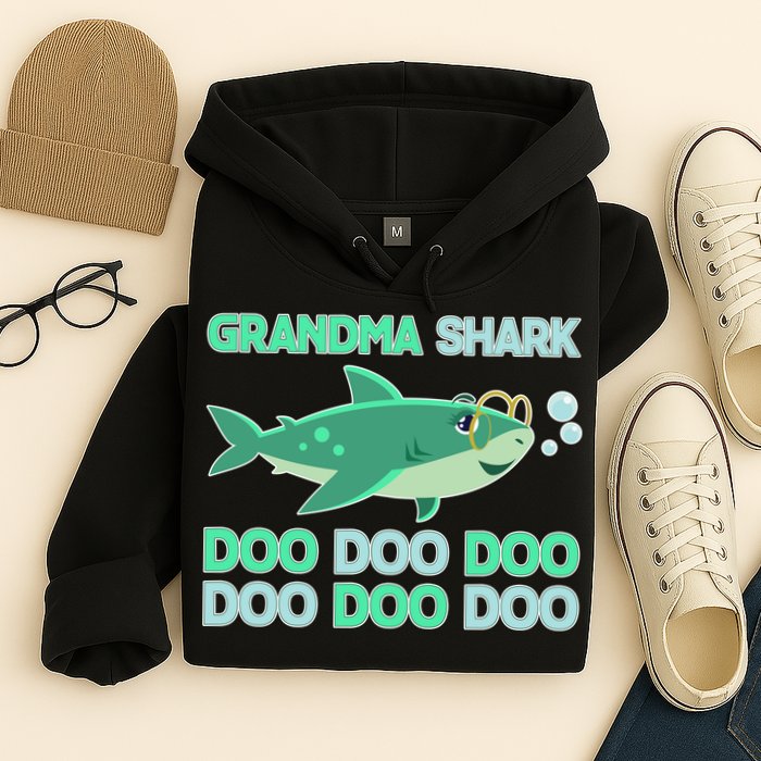 Grandma Shark Doo Doo Doo Hoodie