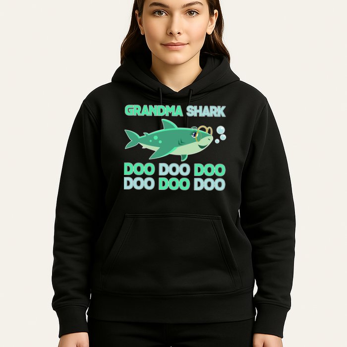 Grandma Shark Doo Doo Doo Hoodie