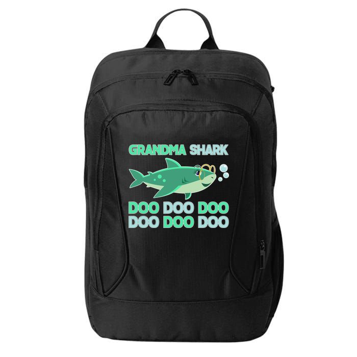 Grandma Shark Doo Doo Doo City Backpack