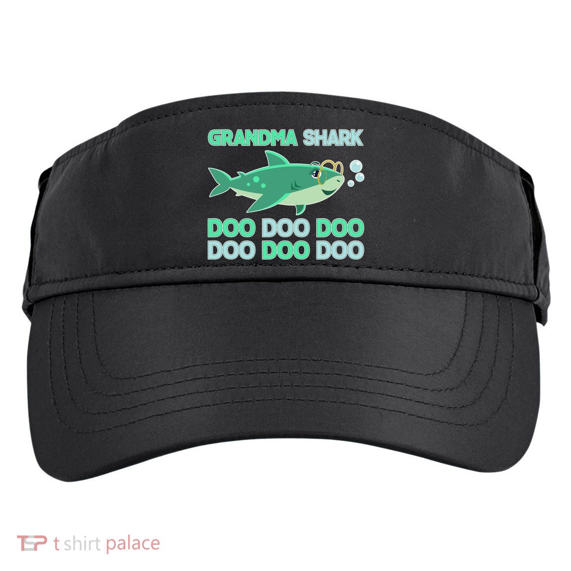 Grandma Shark Doo Doo Doo Adult Drive Performance Visor