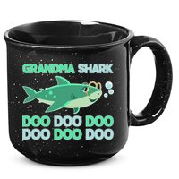Grandma Shark Doo Doo Doo 15oz Campfire Ceramic Mug