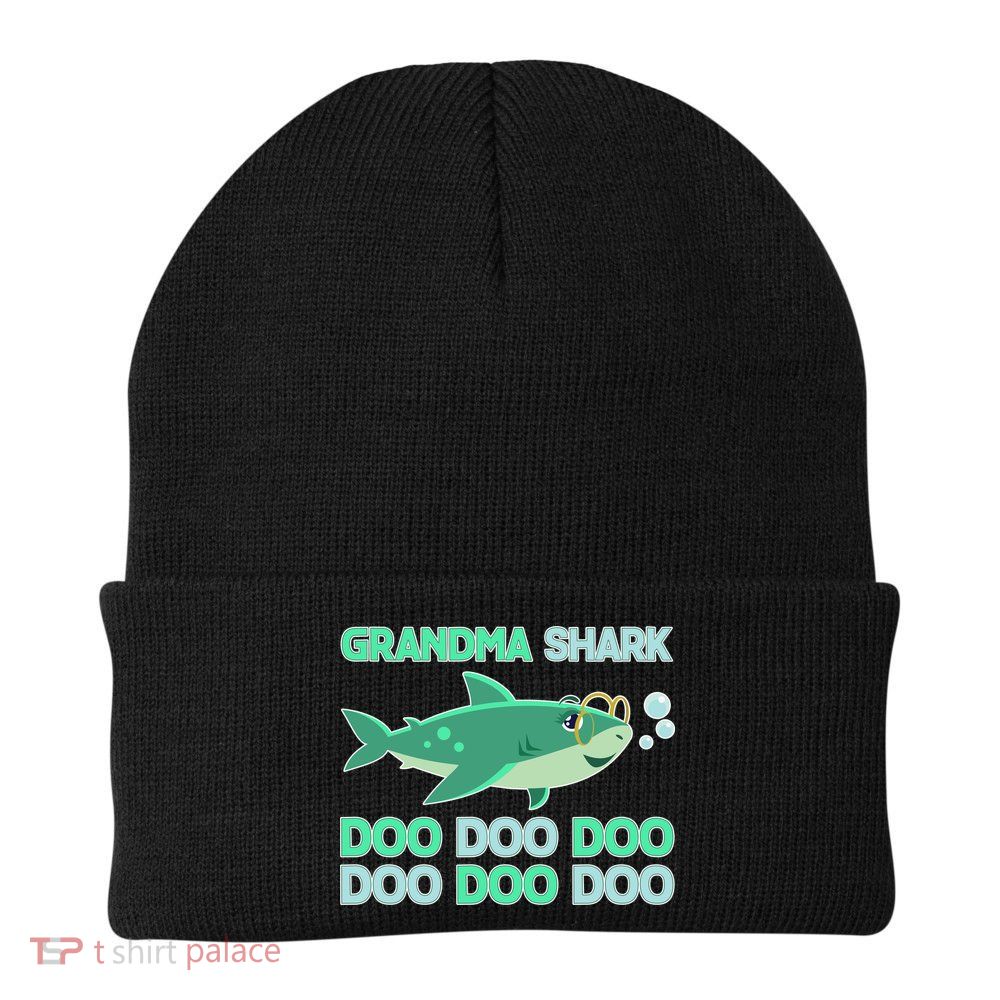 Grandma Shark Doo Doo Doo Beanie