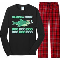 Grandma Shark Doo Doo Doo Long Sleeve Pajama Set