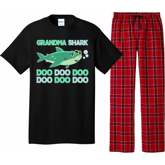 Grandma Shark Doo Doo Doo Pajama Set