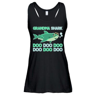 Grandma Shark Doo Doo Doo Ladies Essential Flowy Tank