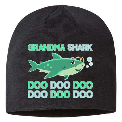 Grandma Shark Doo Doo Doo Sustainable Beanie