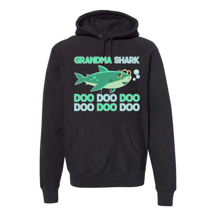 Grandma Shark Doo Doo Doo Premium Hoodie