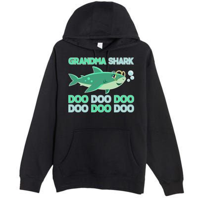 Grandma Shark Doo Doo Doo Premium Pullover Hoodie