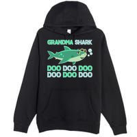 Grandma Shark Doo Doo Doo Premium Pullover Hoodie