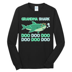 Grandma Shark Doo Doo Doo Tall Long Sleeve T-Shirt