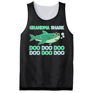 Grandma Shark Doo Doo Doo Mesh Reversible Basketball Jersey Tank