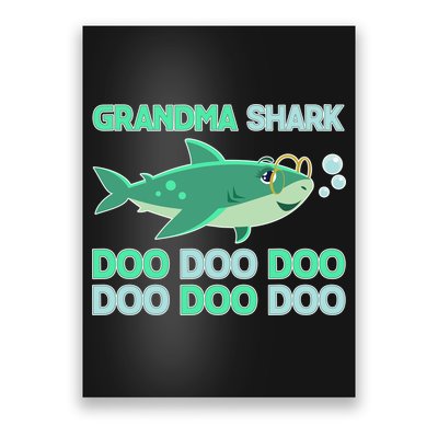 Grandma Shark Doo Doo Doo Poster