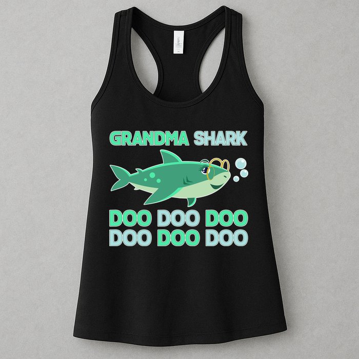 Grandma Shark Doo Doo Doo Womens Tank Top