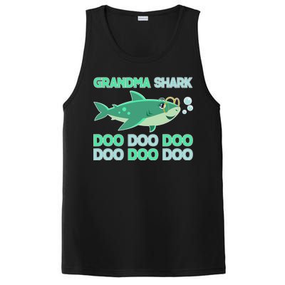 Grandma Shark Doo Doo Doo PosiCharge Competitor Tank