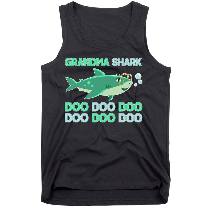 Grandma Shark Doo Doo Doo Tank Top