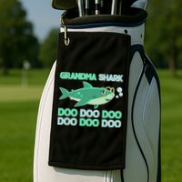 Grandma Shark Doo Doo Doo Golf Towel