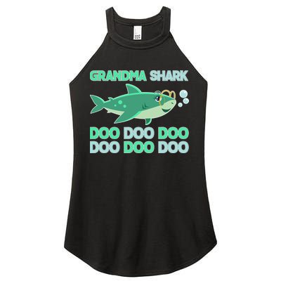 Grandma Shark Doo Doo Doo Women's Perfect Tri Rocker Tank