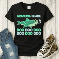 Grandma Shark Doo Doo Doo Womens T-Shirt