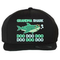 Grandma Shark Doo Doo Doo Wool Snapback Cap