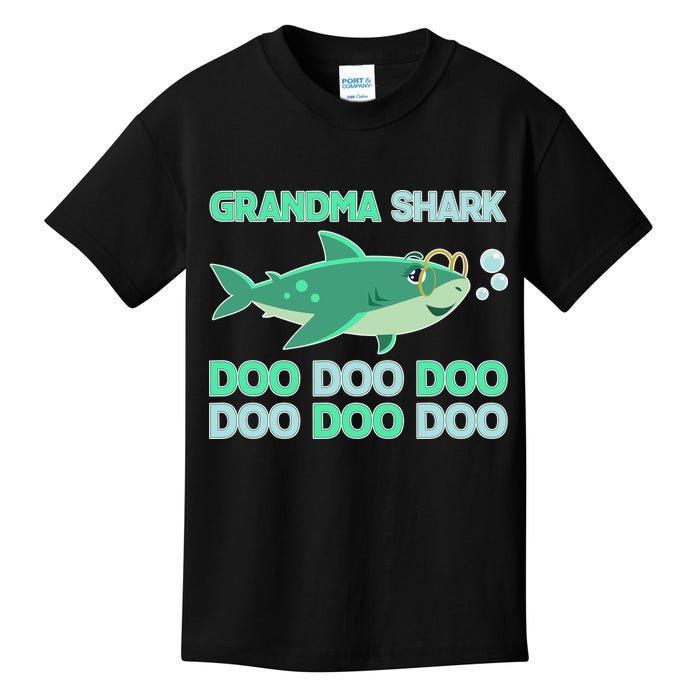 Grandma Shark Doo Doo Doo Kids T-Shirt