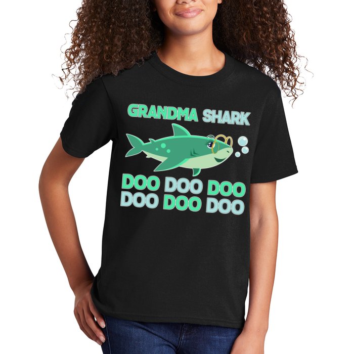 Grandma Shark Doo Doo Doo Kids T-Shirt