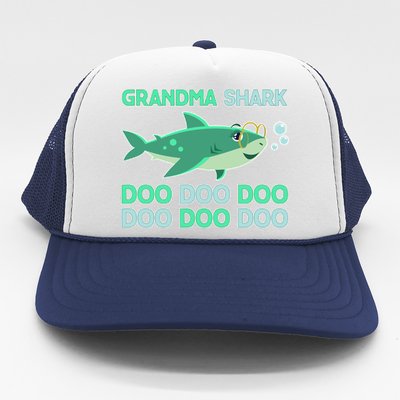 Grandma Shark Doo Doo Doo Trucker Hat