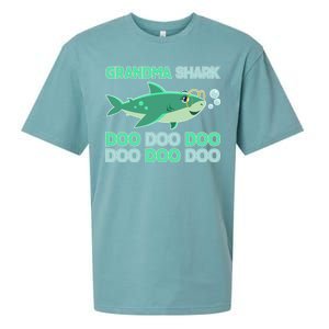 Grandma Shark Doo Doo Doo Sueded Cloud Jersey T-Shirt