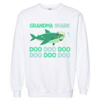 Grandma Shark Doo Doo Doo Garment-Dyed Sweatshirt