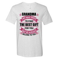 Grandma The Best Gift For You V-Neck T-Shirt