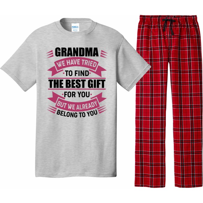 Grandma The Best Gift For You Pajama Set