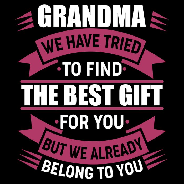 Grandma The Best Gift For You Bag