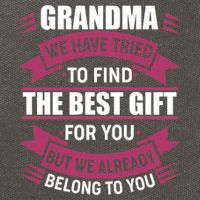 Grandma The Best Gift For You Cotton Canvas Backpack