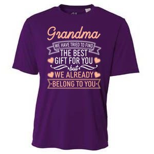 Grandma We Have Tried To Find The Best Gift For You Cooling Performance Crew T-Shirt