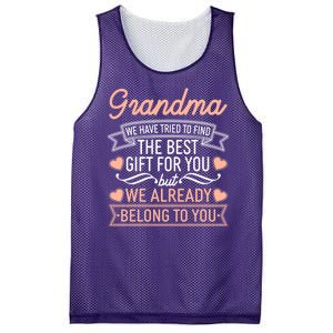 Grandma We Have Tried To Find The Best Gift For You Mesh Reversible Basketball Jersey Tank