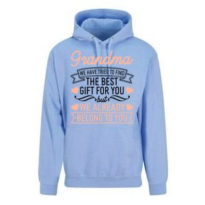 Grandma We Have Tried To Find The Best Gift For You Unisex Surf Hoodie