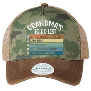 Grandma's To Do List Funny Cute Legacy Tie Dye Trucker Hat