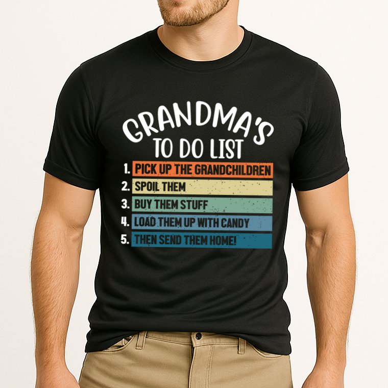 Grandma's To Do List Funny Cute Performance Shirt
