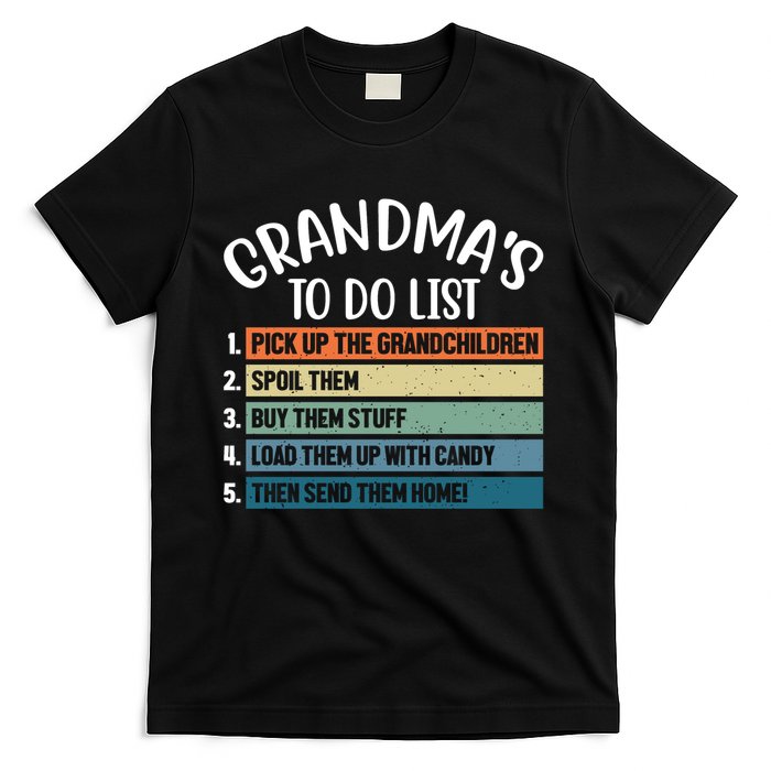 Grandma's To Do List Funny Cute T-Shirt