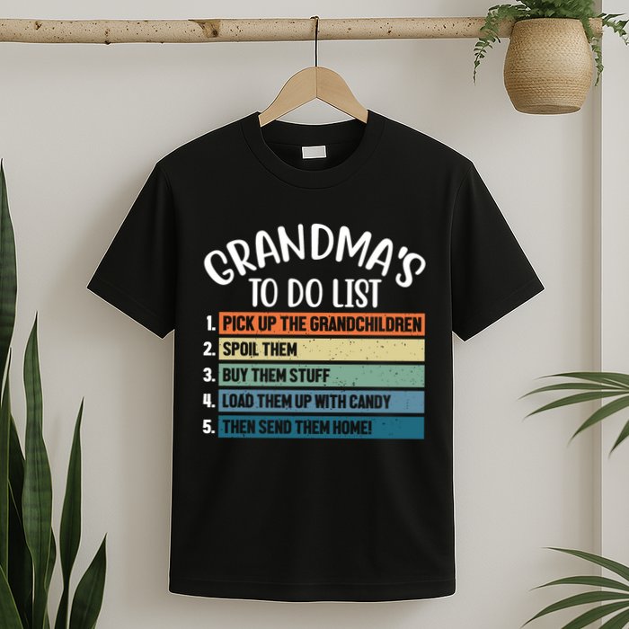 Grandma's To Do List Funny Cute T-Shirt