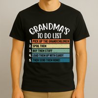 Grandma's To Do List Funny Cute T-Shirt