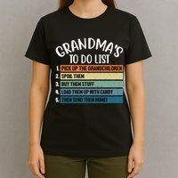 Grandma's To Do List Funny Cute T-Shirt