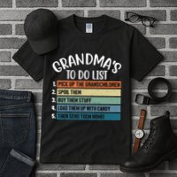 Grandma's To Do List Funny Cute Tall T-Shirt
