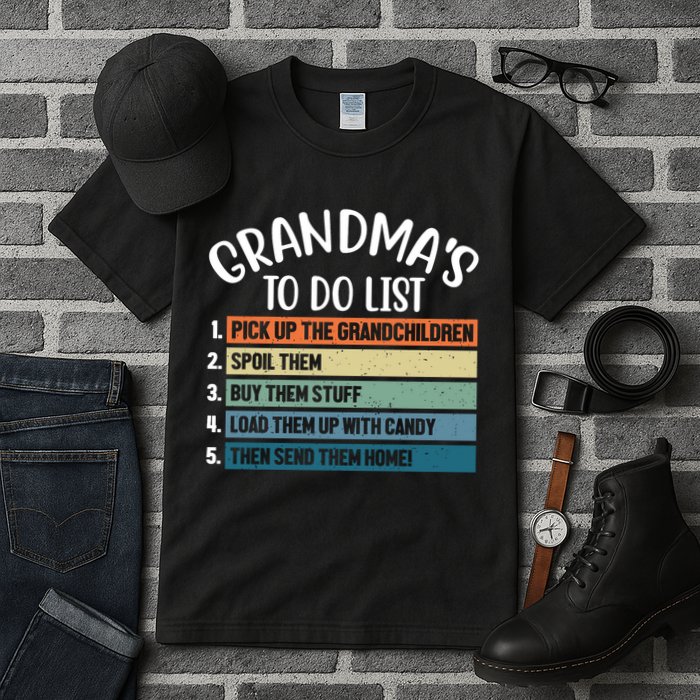 Grandma's To Do List Funny Cute Tall T-Shirt