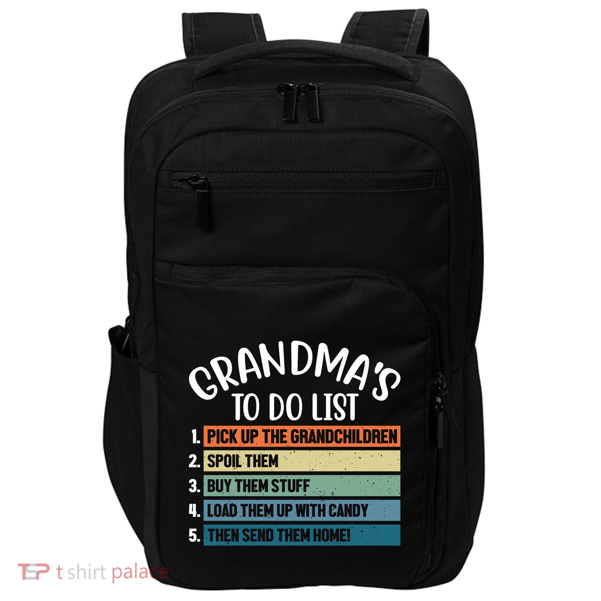 Grandma's To Do List Funny Cute Impact Tech Backpack