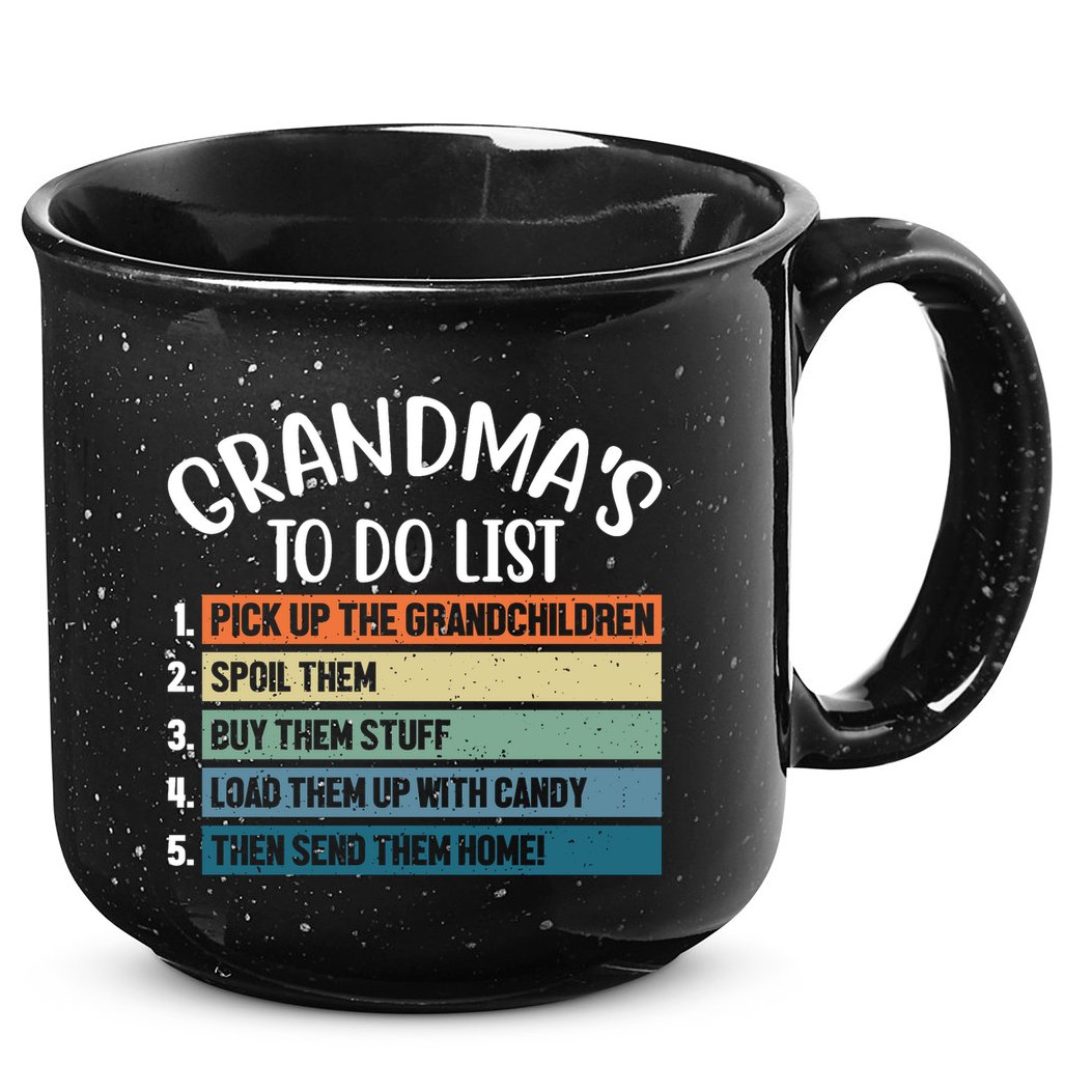 Grandma's To Do List Funny Cute 15oz Campfire Ceramic Mug