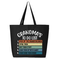 Grandma's To Do List Funny Cute 25L Jumbo Tote